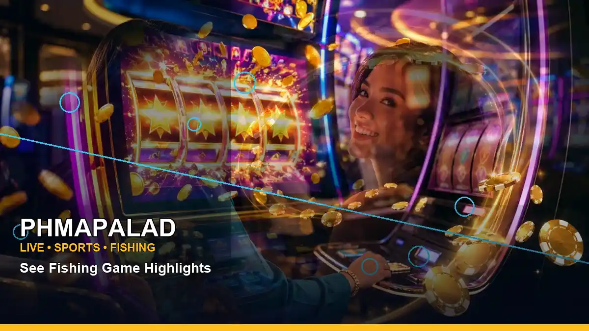 PHMAPALAD cricket schedule guide information for Philippine users, presented alongside online slot game visuals