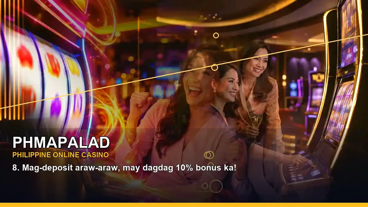 PHMAPALAD VIP casino rewards shown in a wide reel-inspired scene for brand access, games, account support and safer play